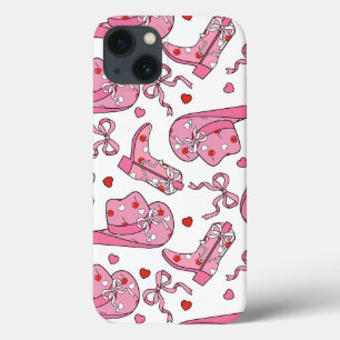 Cowgirl Coquette Pink iPhone 13 Case