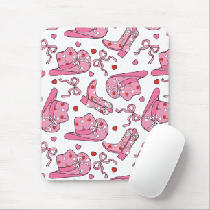 Cowgirl Coquette Pink Mouse Pad