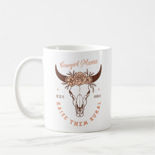 Cowgirl country mom mama homestead farm life funny coffee mug