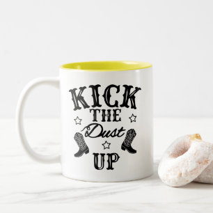 Cowgirl Country Western Line Dancing Rodeo Cowboy Two-Tone Coffee Mug