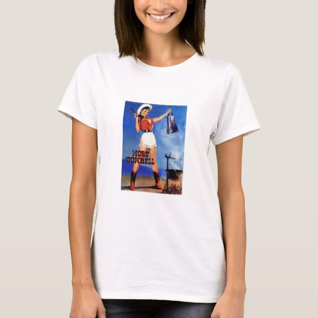 cowgirl cowbell T-Shirt (Front)