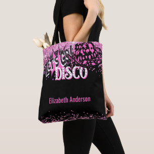 Cowgirl Disco Bachelorette Lets Go Last Ride Rodeo Tote Bag