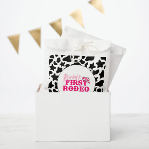 Cowgirl Disco Pink First Rodeo Favour Bag