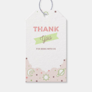 Cowgirl First Rodeo Birthday Thank You Favour Tag