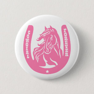 Cowgirl Forever Buttons