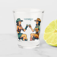 Cowgirl Friends Drinking Shots Custom