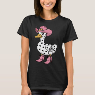 Cowgirl fuuny duck T-Shirt