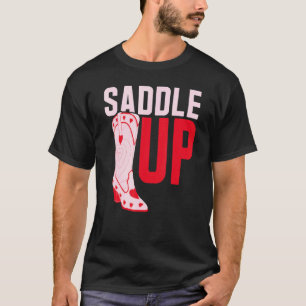 Cowgirl Graphic Women Girls Cowgirl Western Rodeo T-Shirt