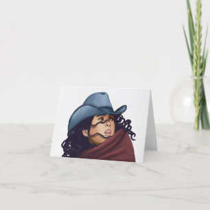 Cowgirl Holiday Card