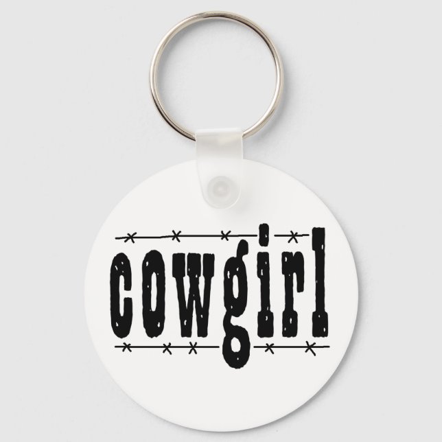 Cowgirl Keychain (Front)