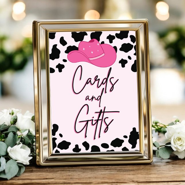 Cowgirl Last Rodeo Cards & Gifts Sign (Creator Uploaded)