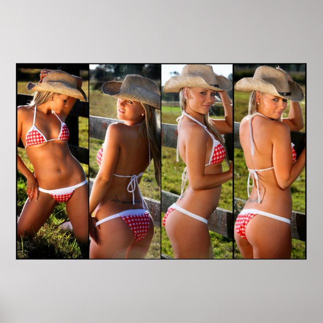 Cowgirl Montage Poster (Front)
