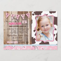 Cowgirl Pink Bandanna Western Theme Birthday