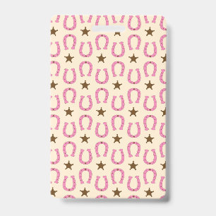 Cowgirl Pink Horseshoe Sheriff Star Country Texas Badge