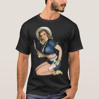 Cowgirl Pinup Classic T-Shirt
