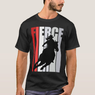 Cowgirl Purple Fierce Motivational Western Theme R T-Shirt