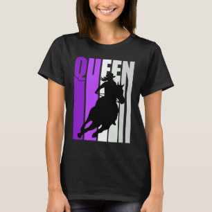 Cowgirl Queen Rodeo Women Southern Girls Purple Co T-Shirt