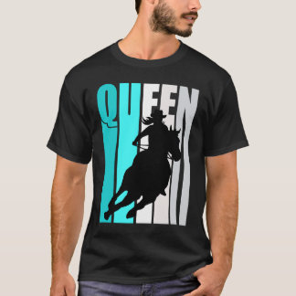Cowgirl Queen Rodeo Women Southern Girls Western B T-Shirt