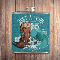 Cowgirl quote turquoise leather cowboy boots hat
