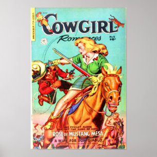 Cowgirl Romances -- Rose of Mustang Mesa Poster