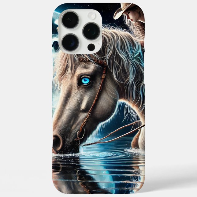 Cowgirl’s Midnight Ride and Gentle Reflection Case-Mate iPhone Case (Back)