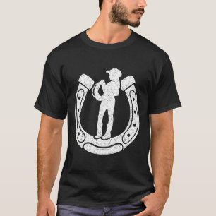 Cowgirl Silhouette Horsescute Ss Cute Ss Horseback T-Shirt