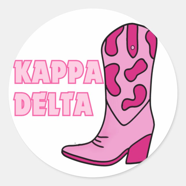 Cowgirl Sorority Sticker (Front)
