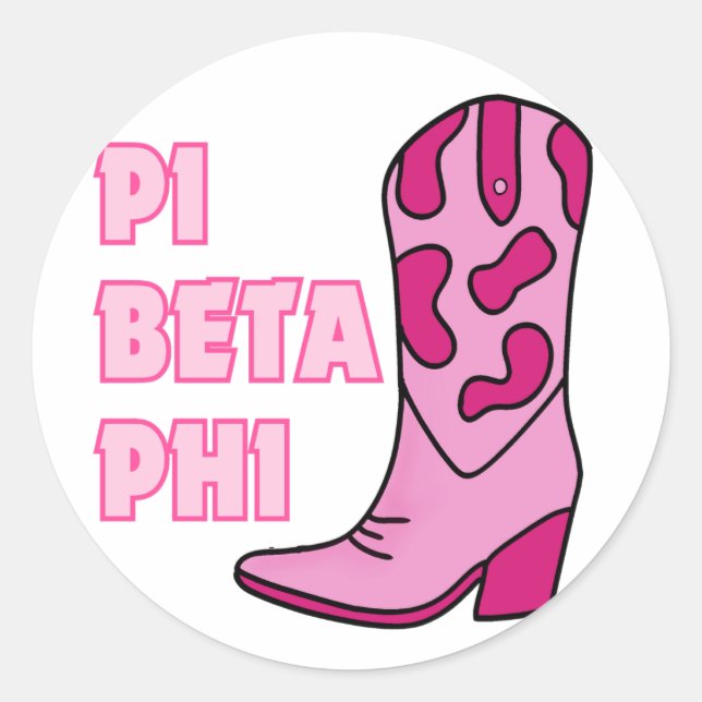 Cowgirl Sorority Sticker  (Front)
