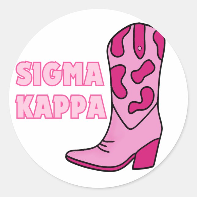 Cowgirl Sorority Sticker (Front)