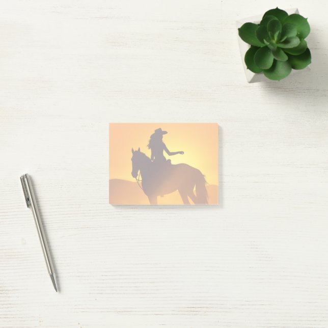 Cowgirl Sticky Notes (Office)