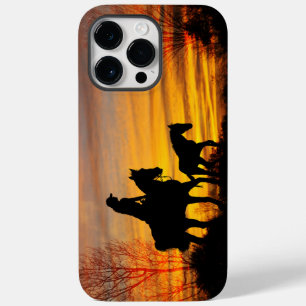 Cowgirl Sunset Horseback Ride iPhone / coque ipad