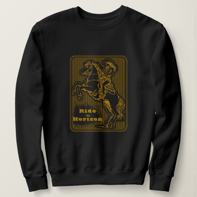 cowgirl sweatshirt (Design Front)