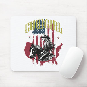 COWGIRL USA MOUSE PAD