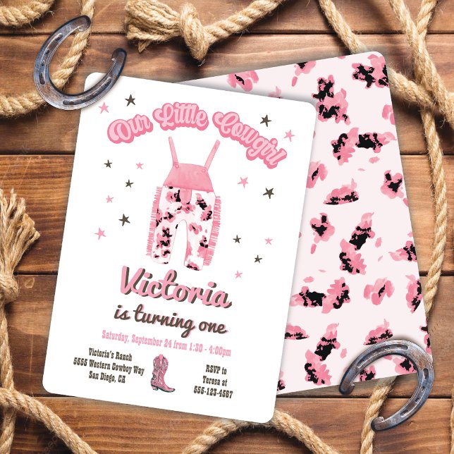 Cowgirl Western Birthday Party Invitation (Creator Uploaded)