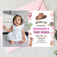 Cowgirl Western First Rodeo 1st Birthday Party