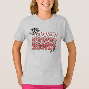 Cowgirl western hat Howdy Y'all rodeo T-Shirt
