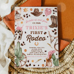 Cowgirl Wild West 1st Rodeo Ranch Birthday Party Invitation<br><div class="desc">Cowgirl Wild West 1st Rodeo Ranch Birthday Party Invitation
All designs are © PIXEL PERFECTION PARTY LTD</div>
