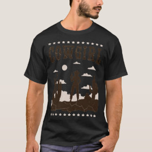 Cowgirl Wild West Country Bohemian Western Boho Hi T-Shirt
