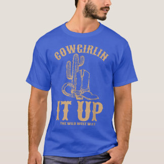 Cowgirlin Il En Haut De La Wild West Way