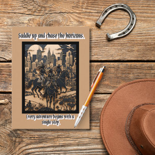 Cowgirls Chasing Horizons Postcard