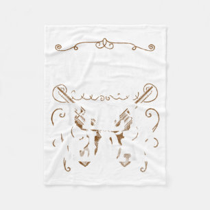 Cowgirls Don't Cry They Reload Fleece Blanket