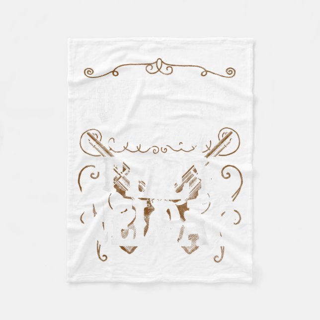 Cowgirls Don't Cry They Reload  Fleece Blanket (Front)