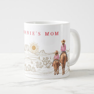 CowGirls Mom and daughter Gift 20oz Large Coffee Mug