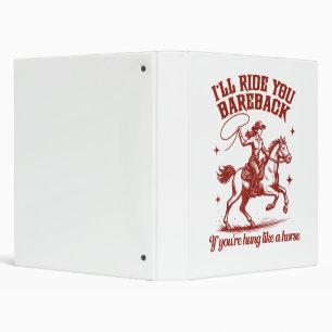 Cowgirls Western Wild West Binder