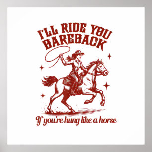 Cowgirls Western Wild West  Poster