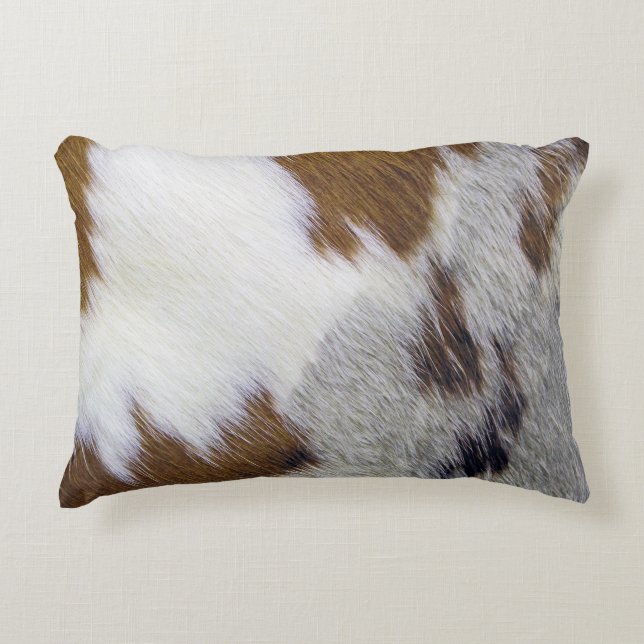 Cowhide Accent Pillow (Front)