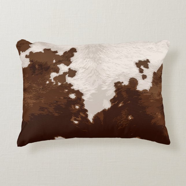 COWHIDE ACCENT PILLOW (Front)