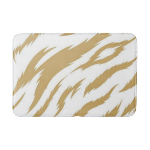 Cowhide Brown Bathroom Bath Mat