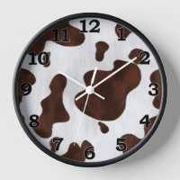 Cowhide Faux Hair Western Leather Spotted Pattern