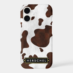 Cowhide Faux Western Leather Spotted Personalized
